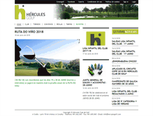 Tablet Screenshot of herculesgolf.com